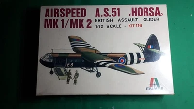 ITALERI VINTAGE 1/72 ALIANTE HORSA, HORSA ASSAULT GLIDER - Immagine 1 di 3