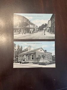 MIFFLINBURG PA Lotto (2) Cartoline PC - Castagno Sant'Est e Ufficio Postale - Foto 1 di 4