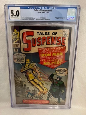 Marvel Comics Tales Of Suspense #47 CGC 5.0 VACA Origen y 1ª aplicación del Derretidor Foto 1 de 2