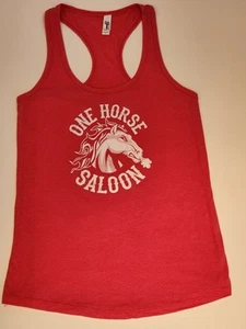 "One Horse Saloon Daytona Beach" Pre-Faded Ladies Tank Top Size Small Thurl Des - Imagen 1 de 10