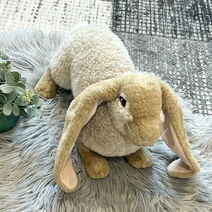 Applause Remarkable Bunny Rabbit Tan XL Stuffed Animal Plush Toy Vintage 1989 - Picture 1 of 7