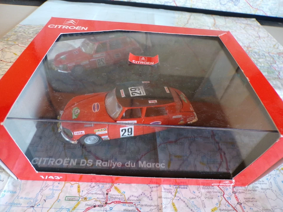 CITROEN DS 21 n°29 Rallye du Maroc  1972 ELIGOR Compéttion 1/43 en boite - Photo 1/1