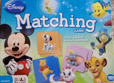 Disney Classic Characters Matching Game, 2012 Wonder Forge,***Missing 1 Piece*** - Image 1 of 4