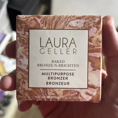 Laura Geller Baked Bronze-N-Brighten Multipurpose Bronzer FAIR   .32 oz  - Image 1 of 2