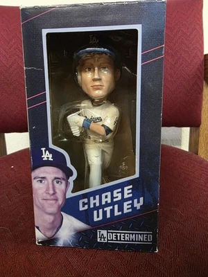 #26 Chase Utley Los Angeles Dodgers 2018 Bobblehead SGA 60th Anniversary Edition - Image 1 of 4