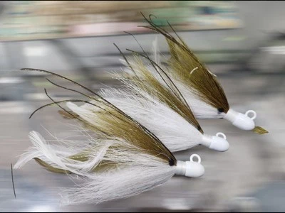 Plantilla Bucktail imitación búnker de maní 1/2 oz hasta 3 oz Foto 1 de 4