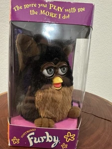 FURBY 70-800 BLACK & BROWN Gorilla Tiger NIB Vintage 1999 - Picture 1 of 5