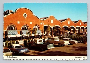 Trolley Square West Eingang Salt Lake City Utah Vintage Postkarte Souvenir Ansicht - Bild 1 von 2