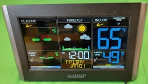 C85845 La Crosse Technology Wireless Color Weather Station NO Outdoor Sensor - Picture 1 of 9