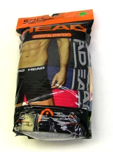 Paquete de 5 calzoncillos boxer HEAD para hombre rendimiento multicolor - Imagen 1 de 4