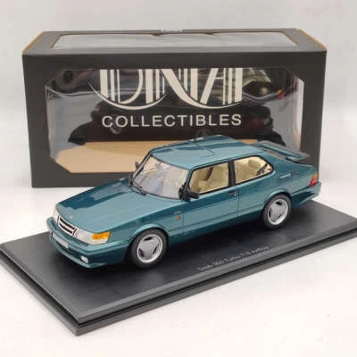 DNA Collectibles 1/18 Saab 900 Turbo T16 Airflow Green DNA000095 Resin Model Car - Image 1 of 4