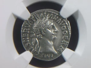 Silver Denarius Roman Emperor Trajan, 98-117 AD NGC VF 3144 - Picture 1 of 3