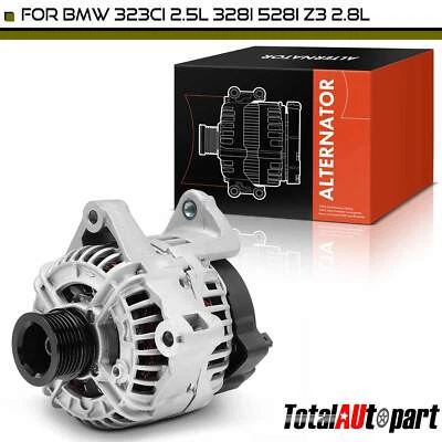 Alternador para BMW E46 323Ci 323i 328Ci 328i 2000 120 A 12V CW polea de 6 ranuras Foto 1 de 4