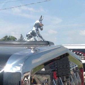 Donkey Hood Ornament, Eyes light up # 14884 - Picture 1 of 2