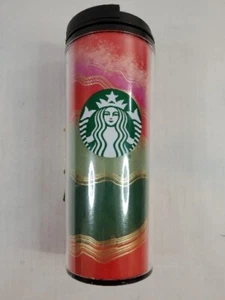 Starbucks 2021 16 fliud oz. 475ml Travel Mug Tumbler No Spill Lid Holiday Colors - Picture 1 of 6