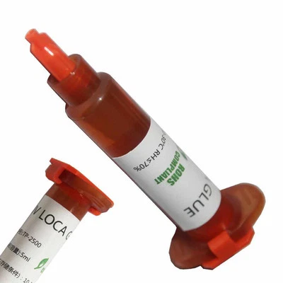 5ML TP-2500 UV LOCA Liquid Glue Adhesive galaxy S9 S10 LCD Glass Screen Repair