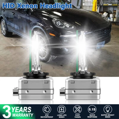 Kit de conversión de bombillas LED blancas para Porsche Cayenne 2015-2018 D3S 6000K Foto 1 de 4