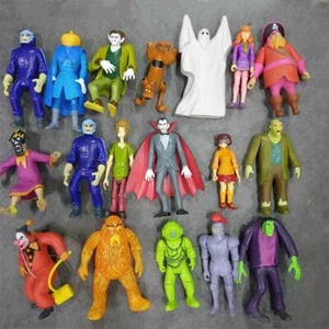 Figuras aleatorias 3 piezas 5" Scooby-Doo Monster Fred Daphne Velma peluda años 50 - Imagen 1 de 10