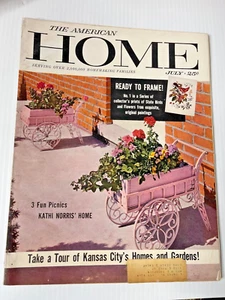 The American Home Magazine July 1956 Antique MCM - Picture 1 of 4