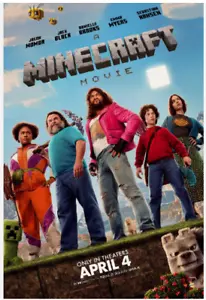 2025 Film Promo Poster "A Minecraft Movie" Kids Room Wall Decor Gift - Picture 1 of 5