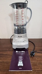 Breville Blender Hemisphere Smoothie 4-Speed BBL560XL 48oz Pitcher w/manual - Picture 1 of 24
