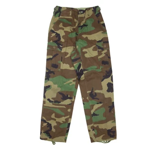 PROPPER INTERNATIONAL Army Woodland Camo Trousers Green Tapered Womens W26 L29 - Picture 1 of 6