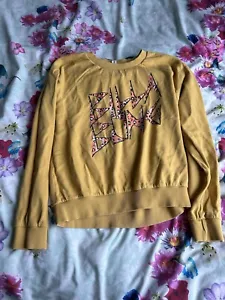 Billabong Yellow Jumper Size Small - Picture 1 of 3