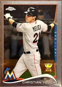 2014 Topps Chrome "Christian Yelich" - Picture 1 of 2