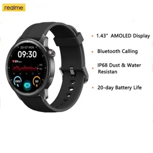realme Watch S2 Smart Watch AMOLED Display Blood Oxygen Sensor IP68 waterproof - Picture 1 of 10