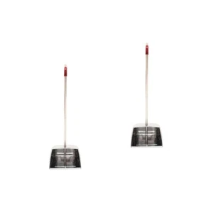 Set of 2 Kehrschaufel Aus Edelstahl Büro Haus Kehrschaufeln Staubpfannen - Afbeelding 1 van 12