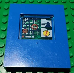 Lego Part Blue Pane And Glass From Sets 10724 and 10672 BATMAN - Picture 1 of 6