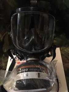 Neu Nato Maske Beatmungsgerät + Scott Pro2000 A2P3 Filter Voll Panorama EN136 - Bild 1 von 11