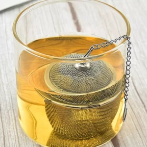 Infusore da tè in acciaio inox premium rete ultrafine per erbe da tè sfuse spezie - Foto 1 di 10