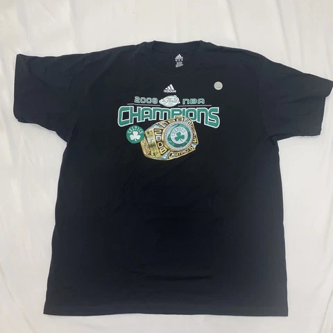 Adidas BOSTON CELTICS 2008 NBA Finals Champions Locker Room T Shirt Tee Mens XL Cover