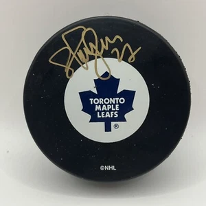Shayne Corson Autographed Toronto Maple Leafs Puck - Picture 1 of 2