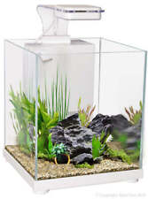 Aqua One Betta Sanctuary Glass Aquarium 10L 22.4cmW X 22.4cmD X 26.3cmH (White)