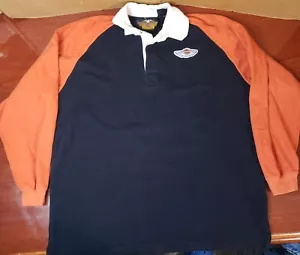 Vtg Harley Davidson 100 Years Of Motorcycles Long Sleeve Shirt Patch LARGE - Picture 1 of 5