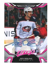 JACK ROSLOVIC 2022-23 UPPER DECK MVP MAGENTA AUTOGRAPH AUTO