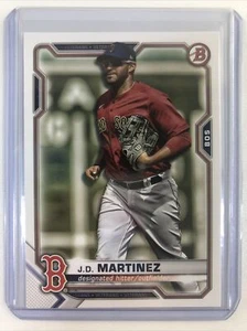 2021 BOWMAN J.D. MARTINEZ BOSTON RED SOX BASEBALL - S405 - Picture 1 of 2