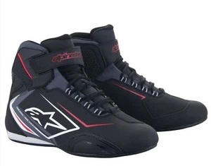 Scarpe moto impermeabili Alpinestars Sektor wp uomo black white gray - Picture 1 of 1