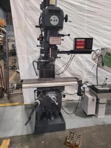 Lagun Republic Vertical Milling Machine FTV1 DRO Power Feed & Draw Bar + Collets - Picture 1 of 12