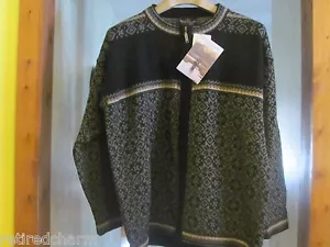 ❤SKJAEVELAND 100 % WOLLE ~TELEMARK PULLOVER ~ NORDISCHES DESIGN LG MARINEBLAU AUS NORWEGEN NEU❤ - Bild 1 von 1