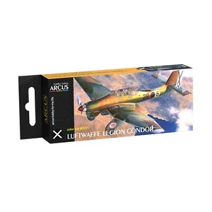 Arcus E2001 Enamel Paint Set Luftwaffe Legion Condor 6 colors 10ml for Model Kit - Picture 1 of 15