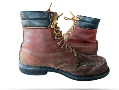 Rugged Red Wing 2204 Vintage Moc Toe Super Work Boots Mens | Size: 13 B  - Image 1 of 4