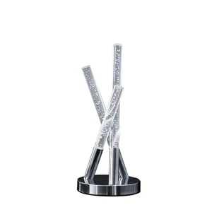 International HBL2617 14.5" in Carina Modern 3 Acrylic Upright Leg Stix Led S... - Picture 1 of 5