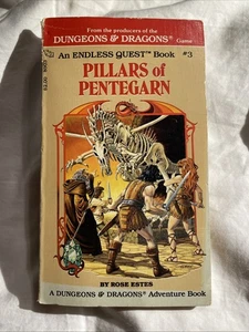 PILLARS OF PENTEGARN Rose Estes 1983 TSR Dungeons and Dragons Endless Quest Fine - Picture 1 of 6