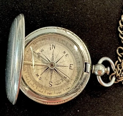 WW1 Pendant French Military Pocket Compass - Imagem 1 de 4