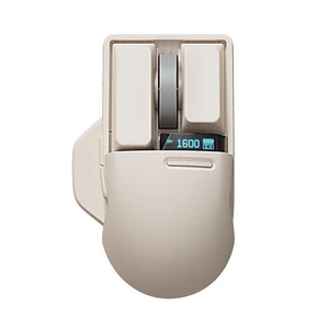 LOFREE Touch PBT Kabellose Maus OLED 4000DPI BT/2,4G/Kabelgebunden Tofu Weiß 2025 - Bild 1 von 2