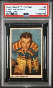 SVEN TUMBA JOHANSSON 1960 Hemmets Journal ROOKIE #46 PSA 8 - POP 1. - Picture 1 of 2