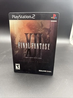 Final Fantasy XII 12 Collector's Edition Steel Book - PS2 Playstation 2 Complete - Image 1 of 4